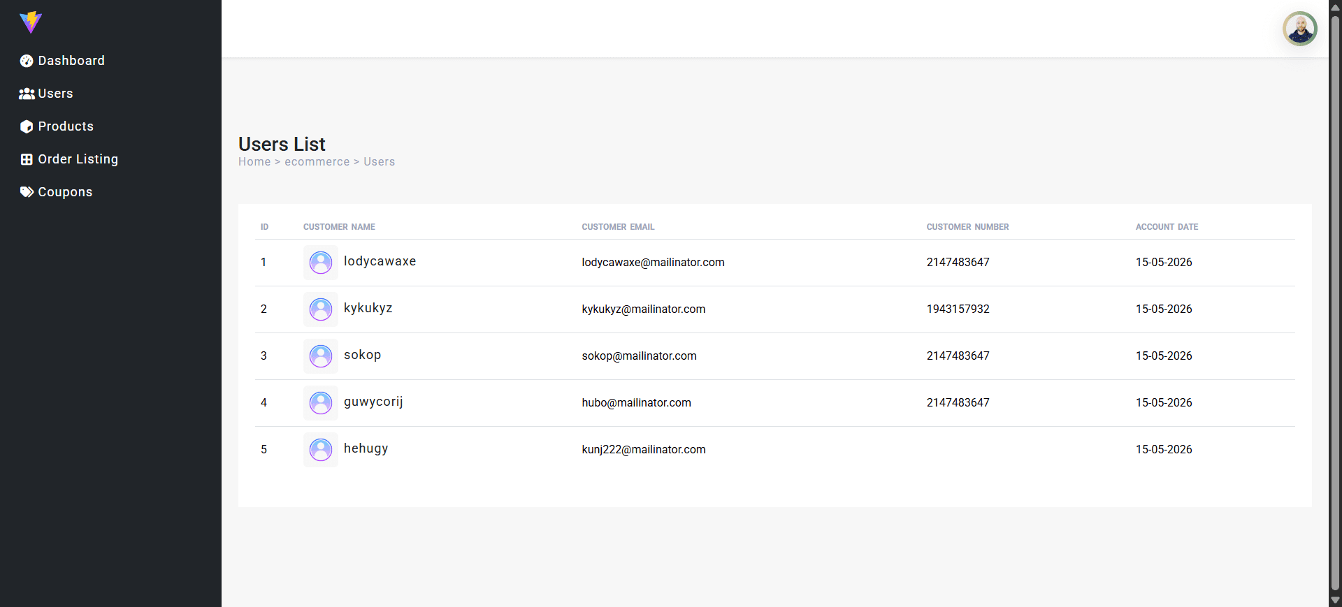 Ecommerce-Practice screenshot 10