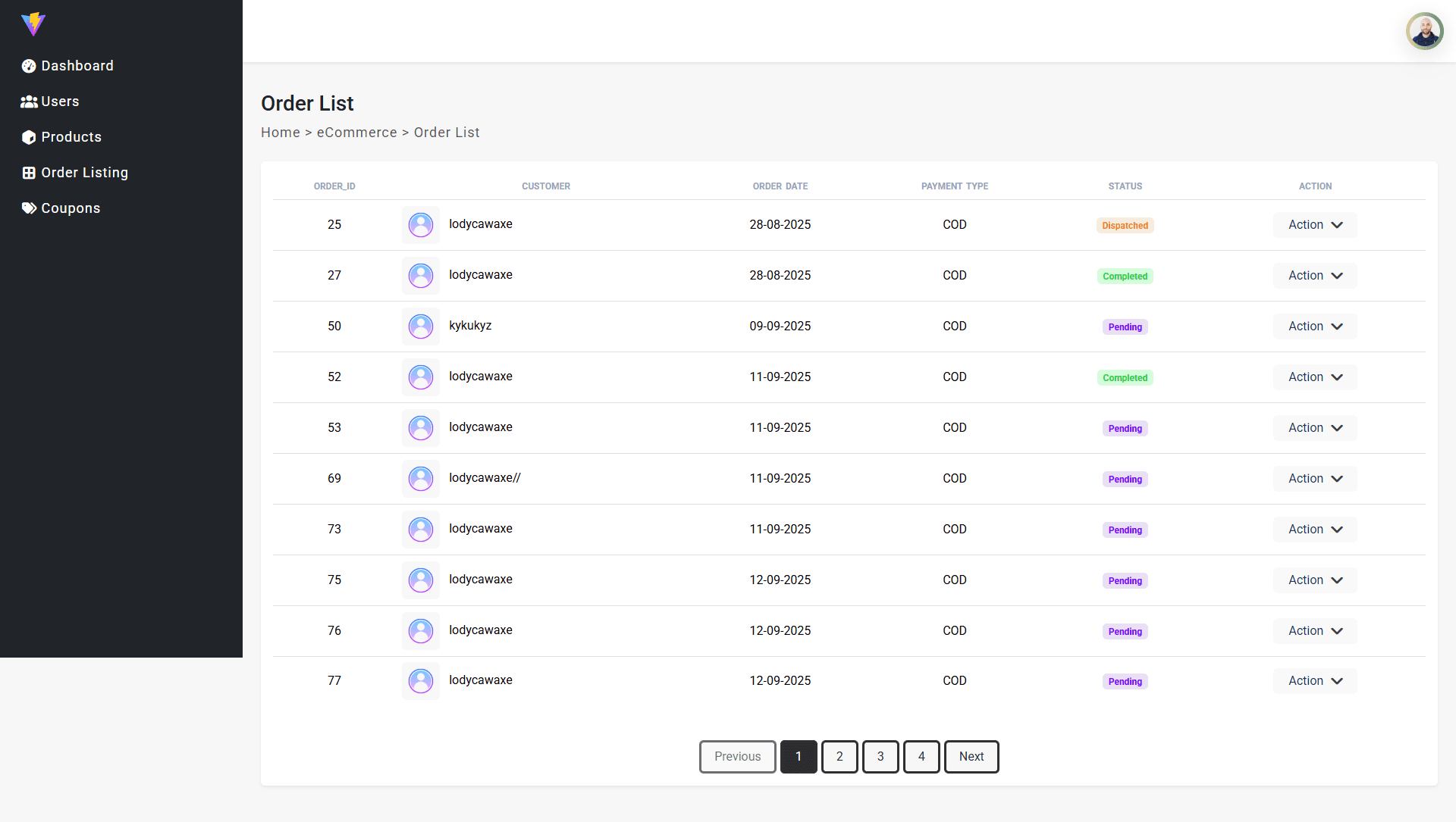 Ecommerce-Practice screenshot 12